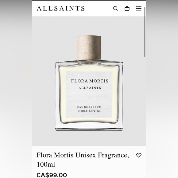 All Saints Other - NWT Allsaints Flora Mortis Unisex Fragrance 100ml